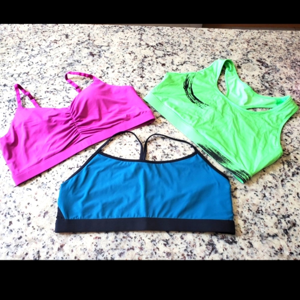 New 3 Fabletics sports bras